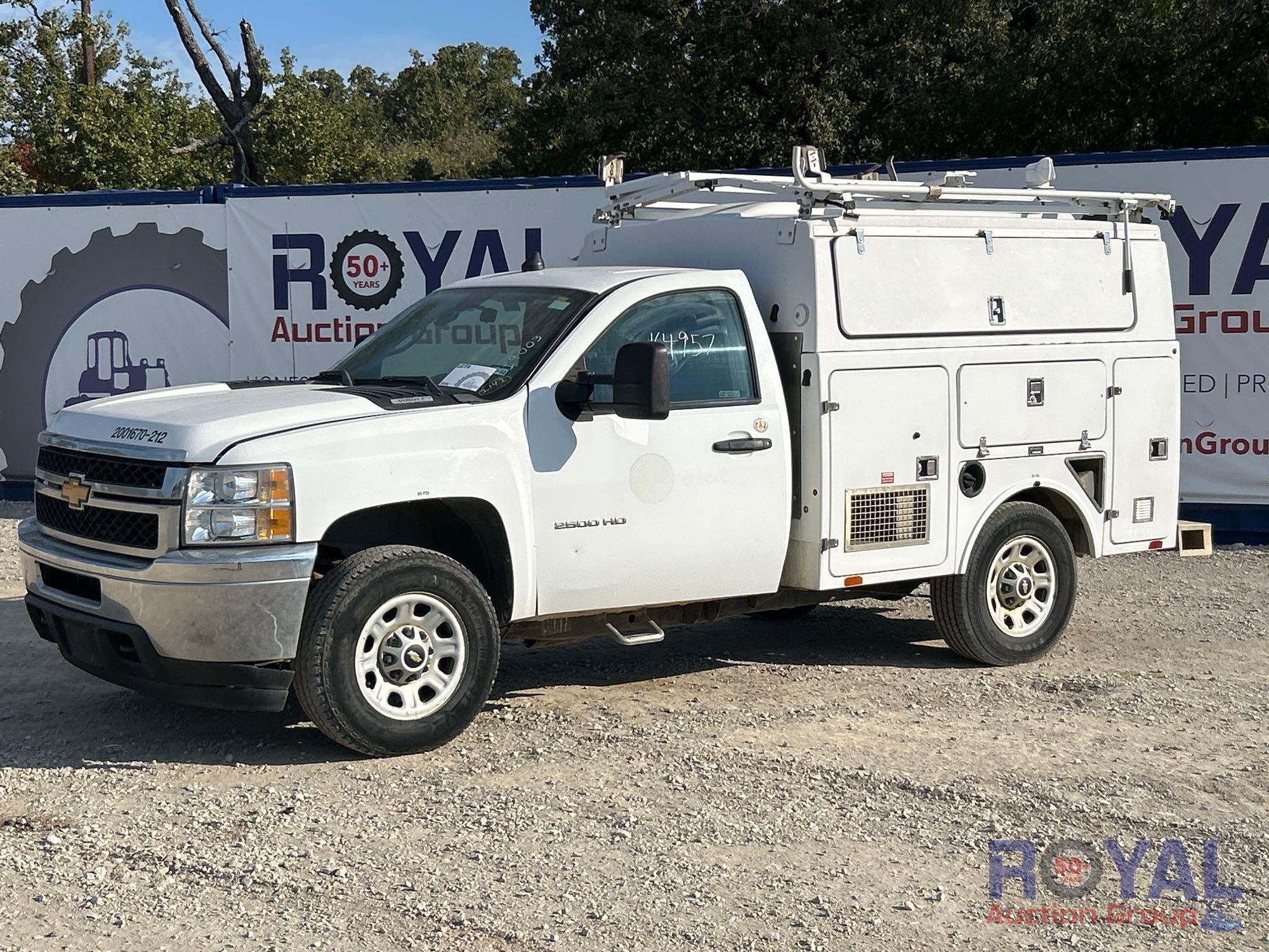 2012 Chevrolet Silverado 2500HD Enclosed Service Truck (A55973)
