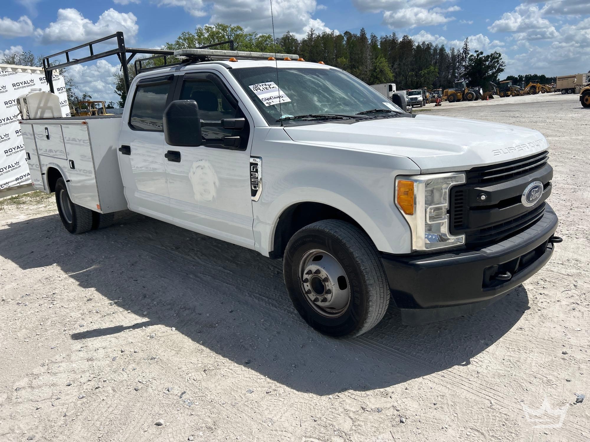 2017 Ford F-350 Crew Cab Service Truck with Liftgate (A64556)