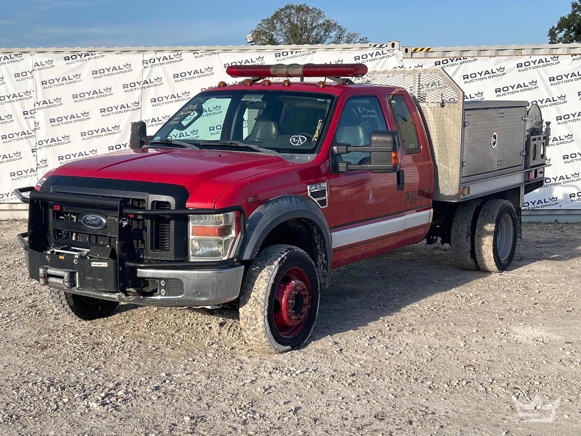 2009 Ford F-550 4x4 Ext. Cab Brush Fire Truck (A59230)