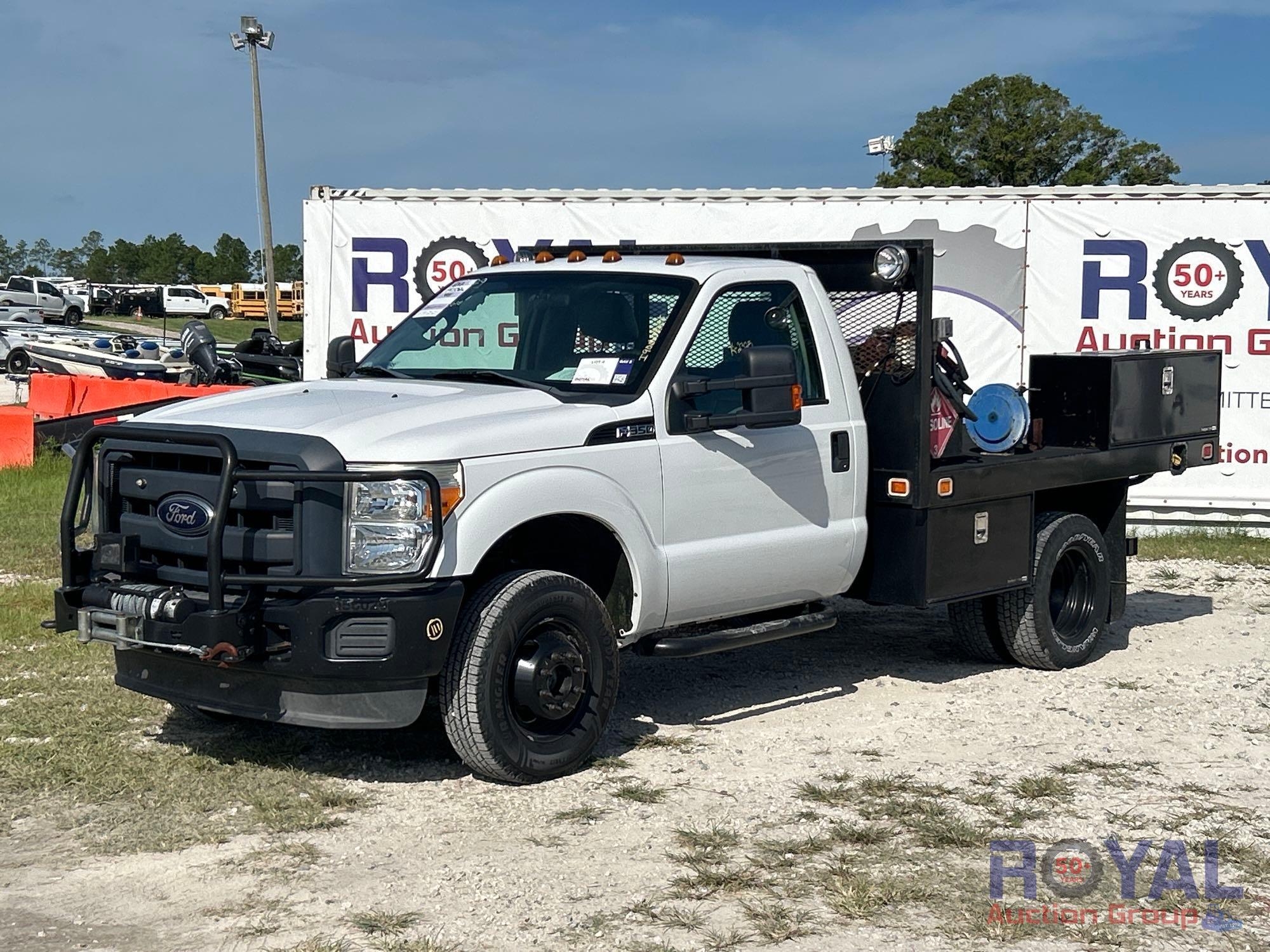 2012 Ford F-350 4x4 Knapheide Utility Flatbed Truck (A51692)