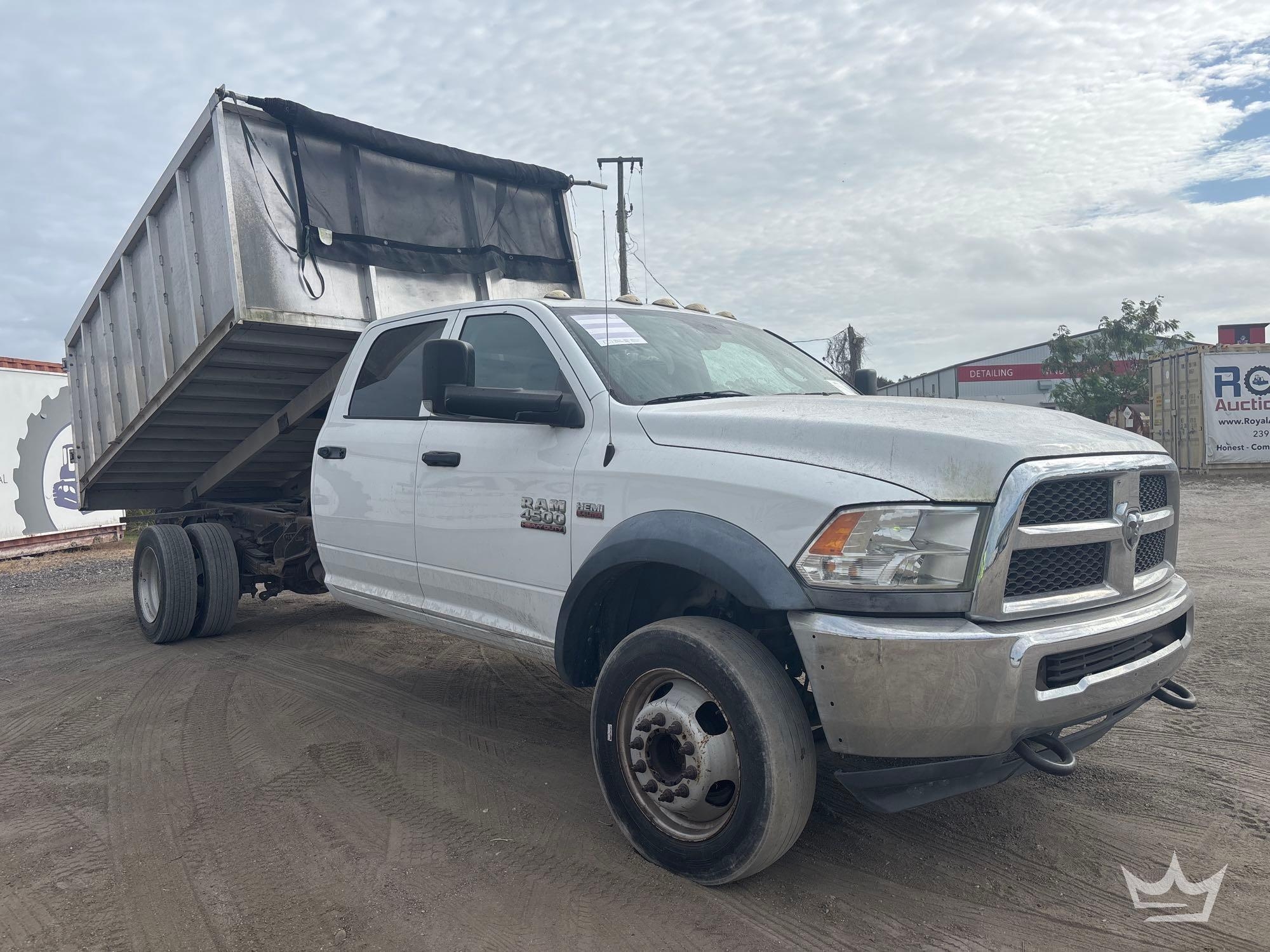 2016 Ram 4500 Crew Cab Landscape Dump Truck (A61568)