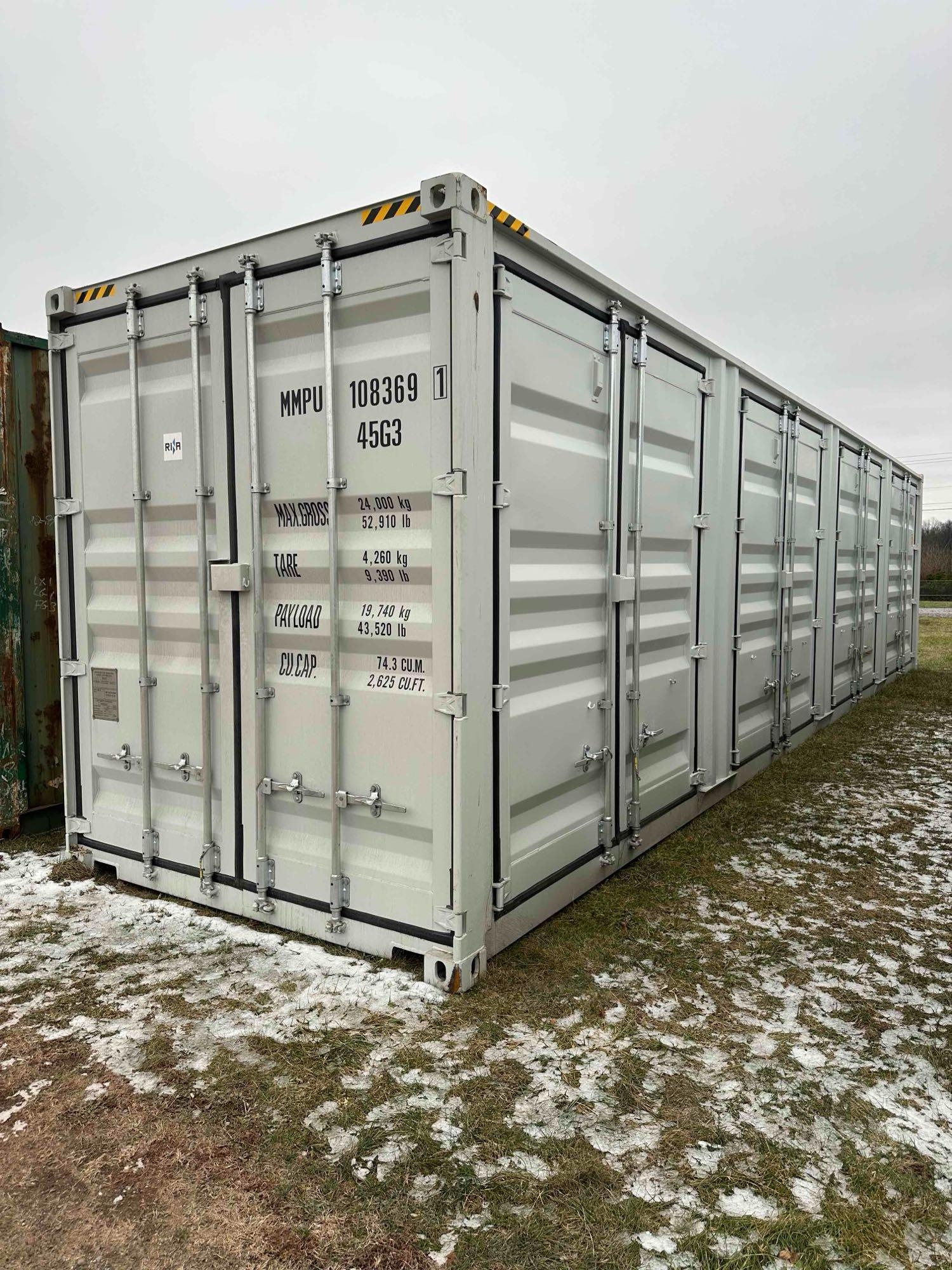 40' High Cube Four Multi Doors Container (A55272)