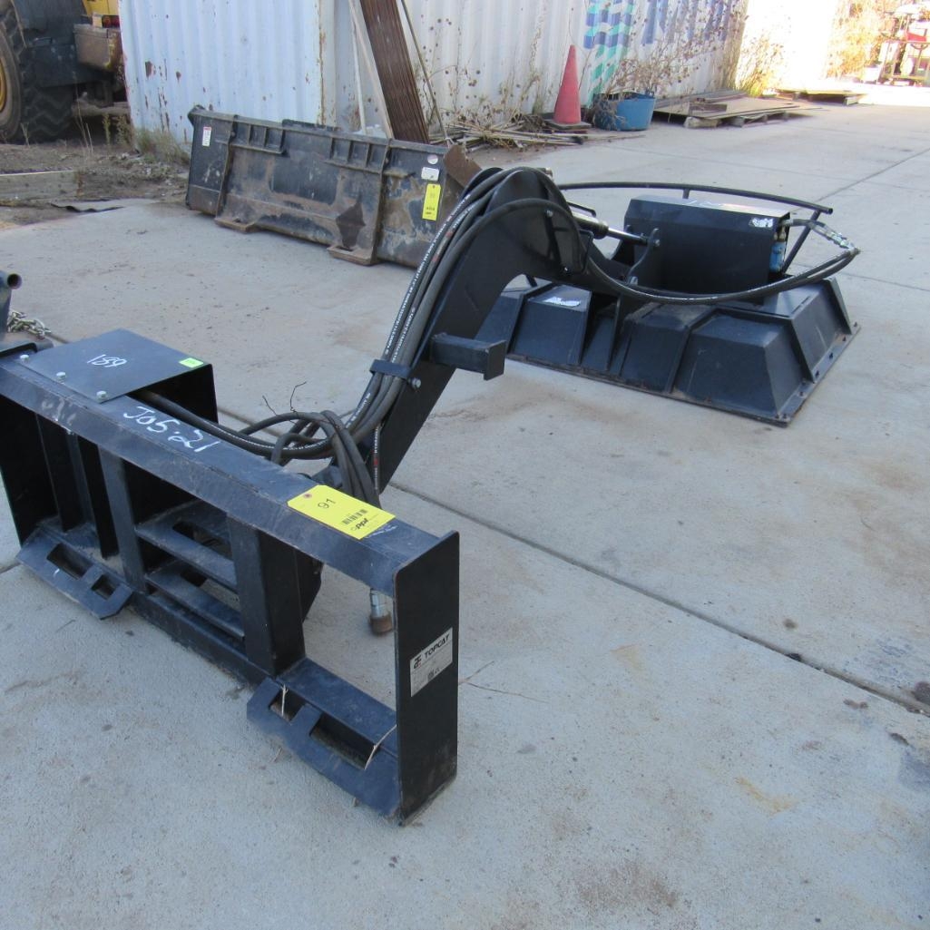 2020 Topcat 48" Hydraulic Articulating Skid Steer Cutter, S/N BORC20120101, Asset# 69 (A59076)