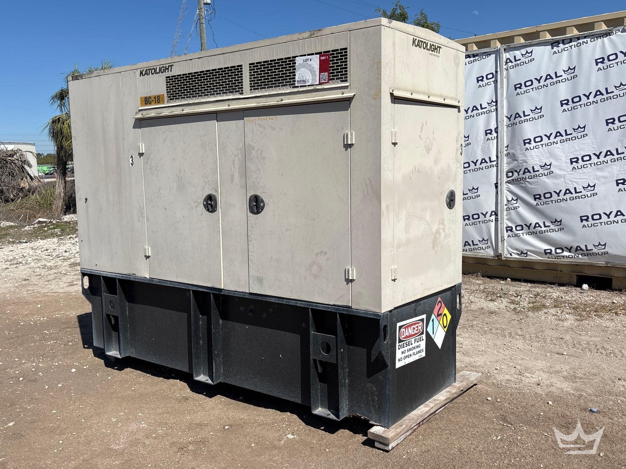 2005 Katolight VSD60FGJ4 60kW Standby Diesel Generator (A61572)