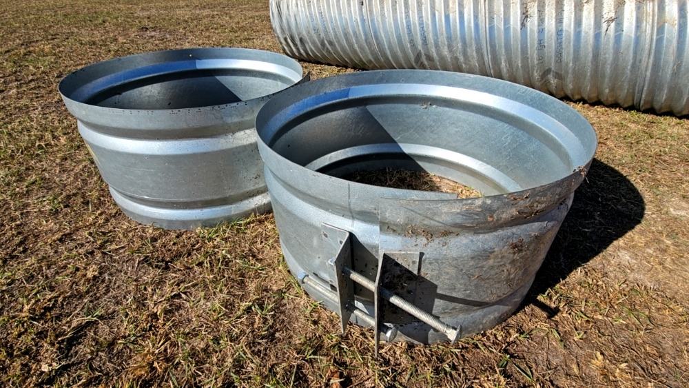 (2) Corrugated Pipe Couplings (A56469)