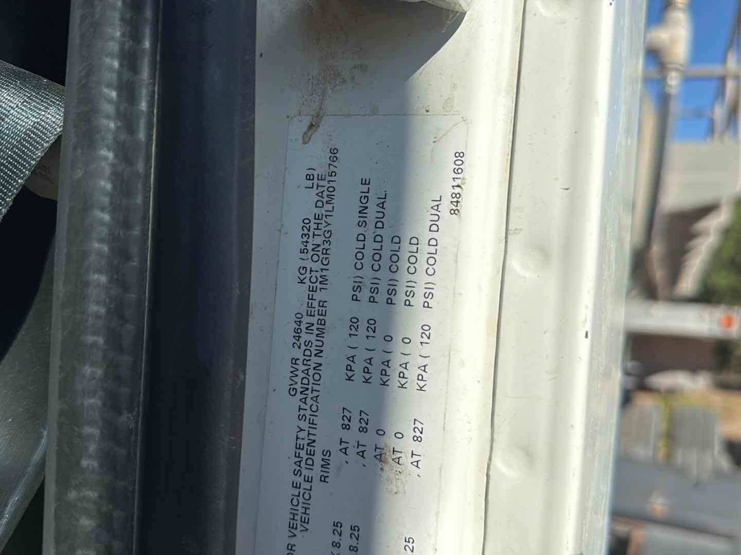 2020 MACK GRANITE (A58214)