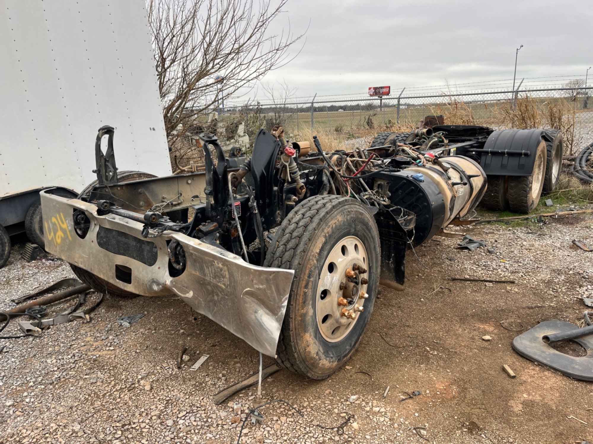 2014 MACK CHU613 FRAME (INOPERABLE) (A58214)