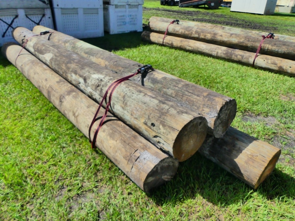 (10) 12' Wood Poles (A53316)