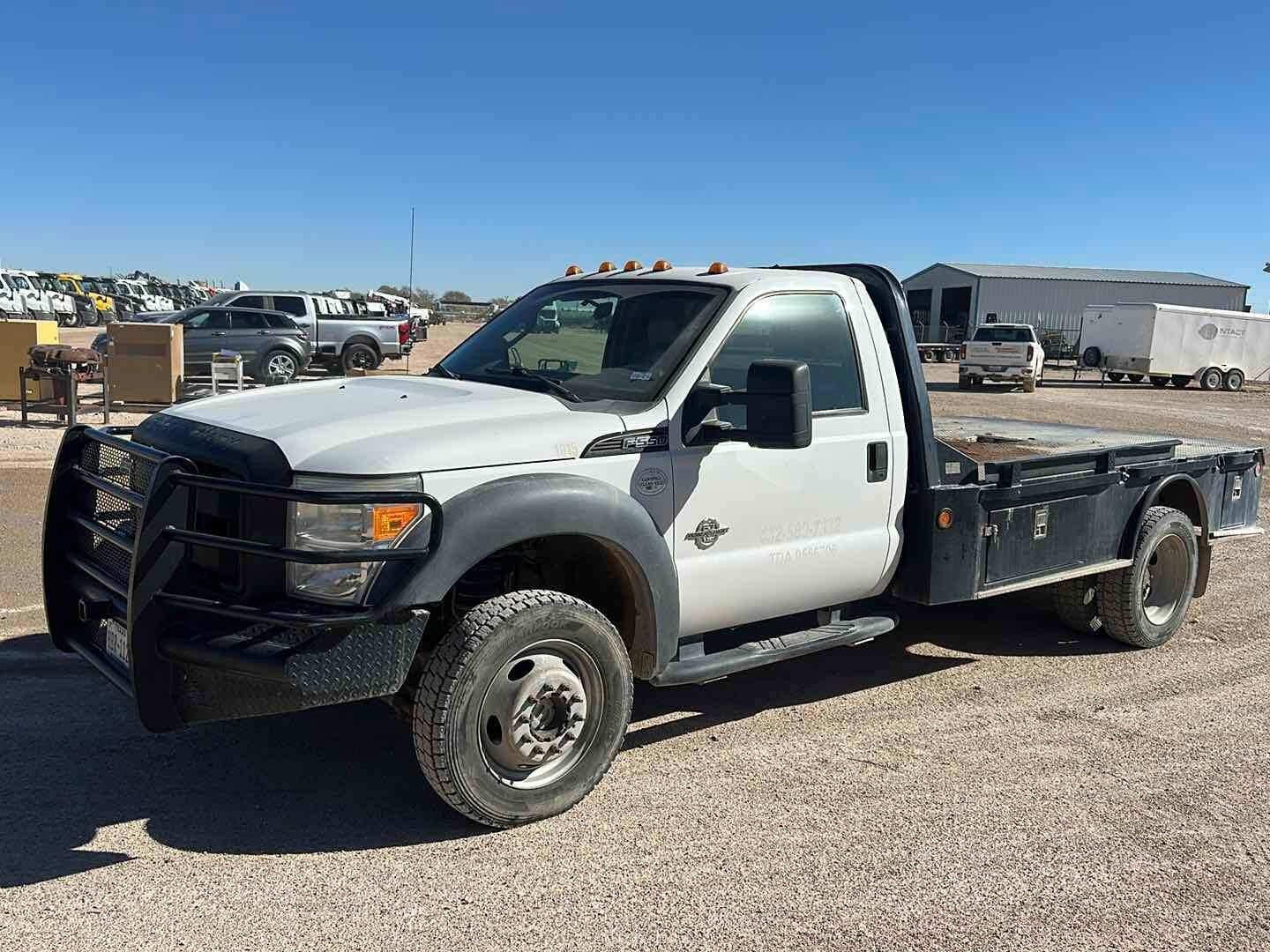 2012 FORD F-550 FLATBED (A58214)