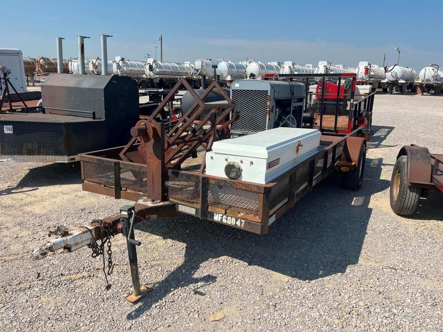 1985 SHOPBUILT UTILITY TRAILER (A48992)