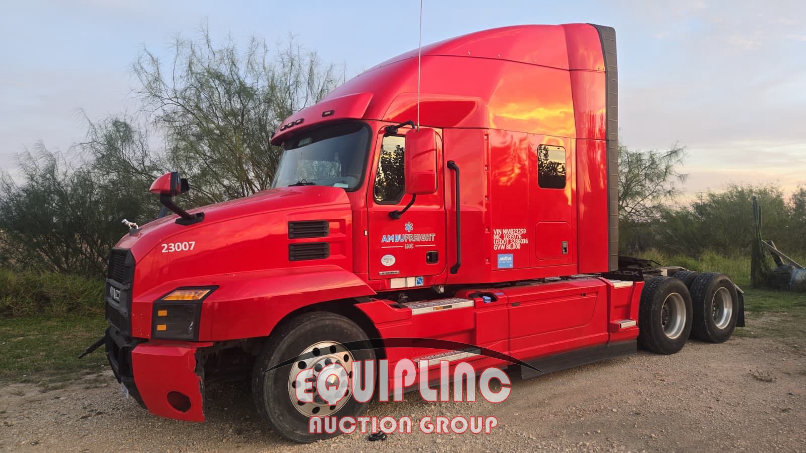 2022 MACK ANTHEM AN64T 6X4 T/A  SLEEPER TRUCK TRACTOR (A59906)