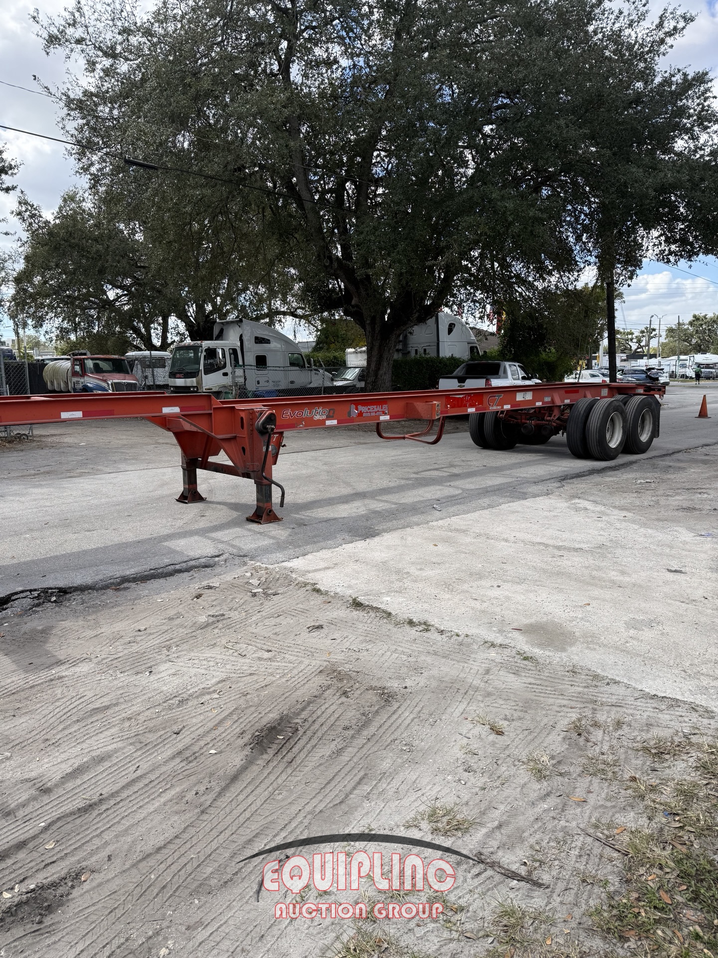 2013 CORPUS 40FT  T/A CONTAINER CHASSIS TRAILER (A59914)