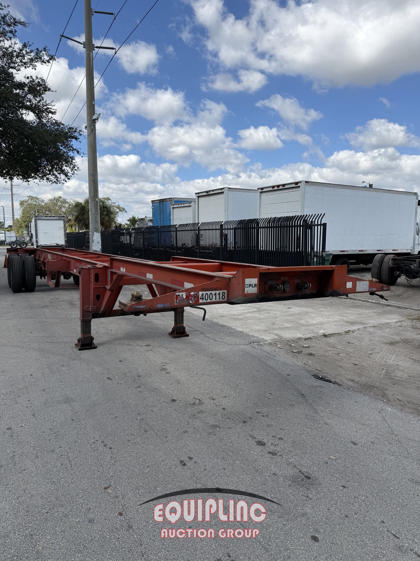 2013 CORPUS 40FT T/A CONTAINER CHASSIS TRAILER (A59914)