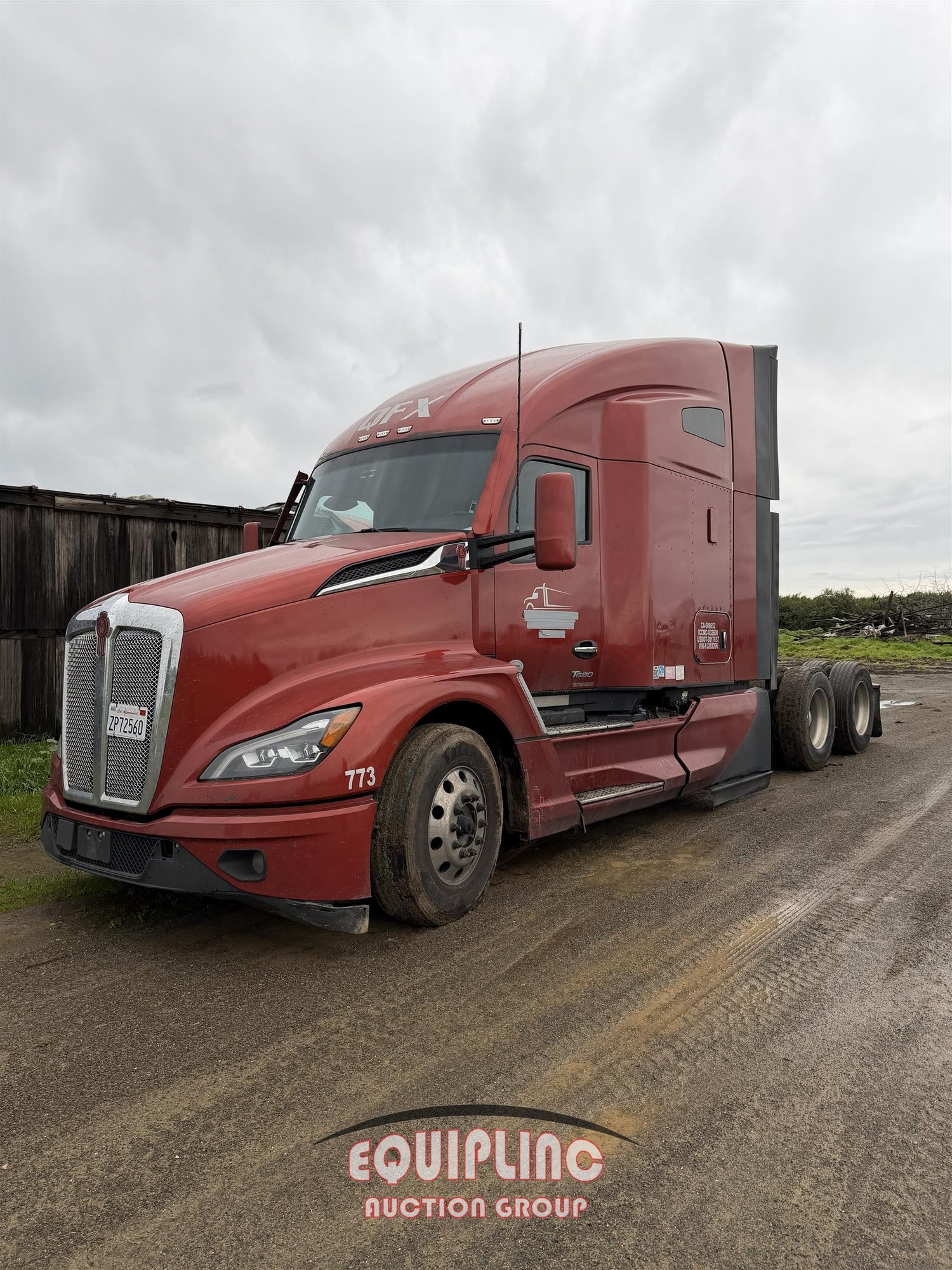2023 KENWORTH T680 T/A 6X4 SLEEPER TRUCK TRACTOR (A59914)