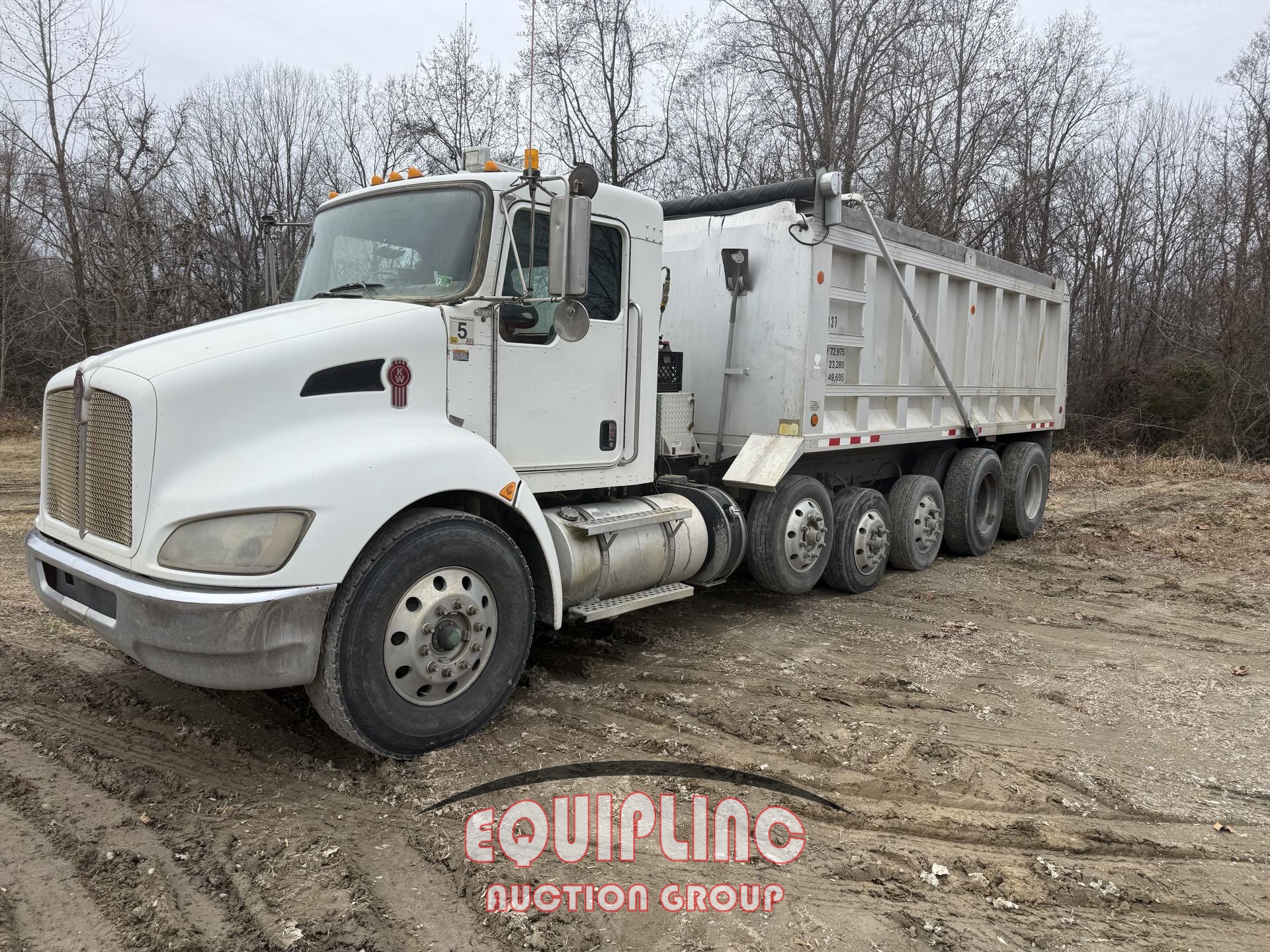 2014 KENWORTH T370 QUINT/A  DUMP TRUCK (A59906)
