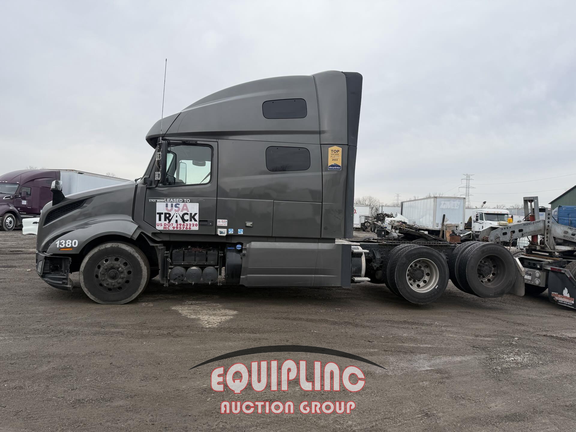 2023 VOLVO VNL760 6X4 T/A  SLEEPER TRUCK TRACTOR (A59908)
