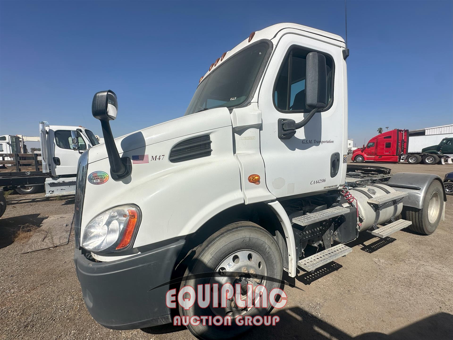 2017 FREIGHTLINER CASCADIA SINGLE AXLE DAY CAB (A54313)