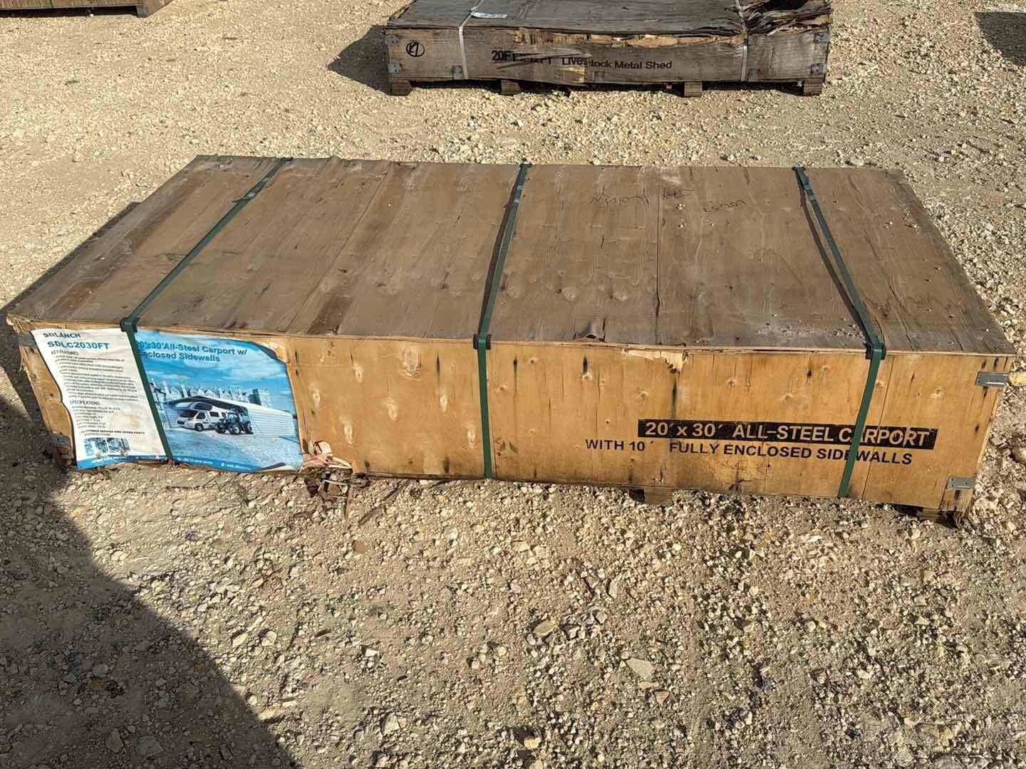 20FT X 30FT ALL STEEL CARPORT (A58214)