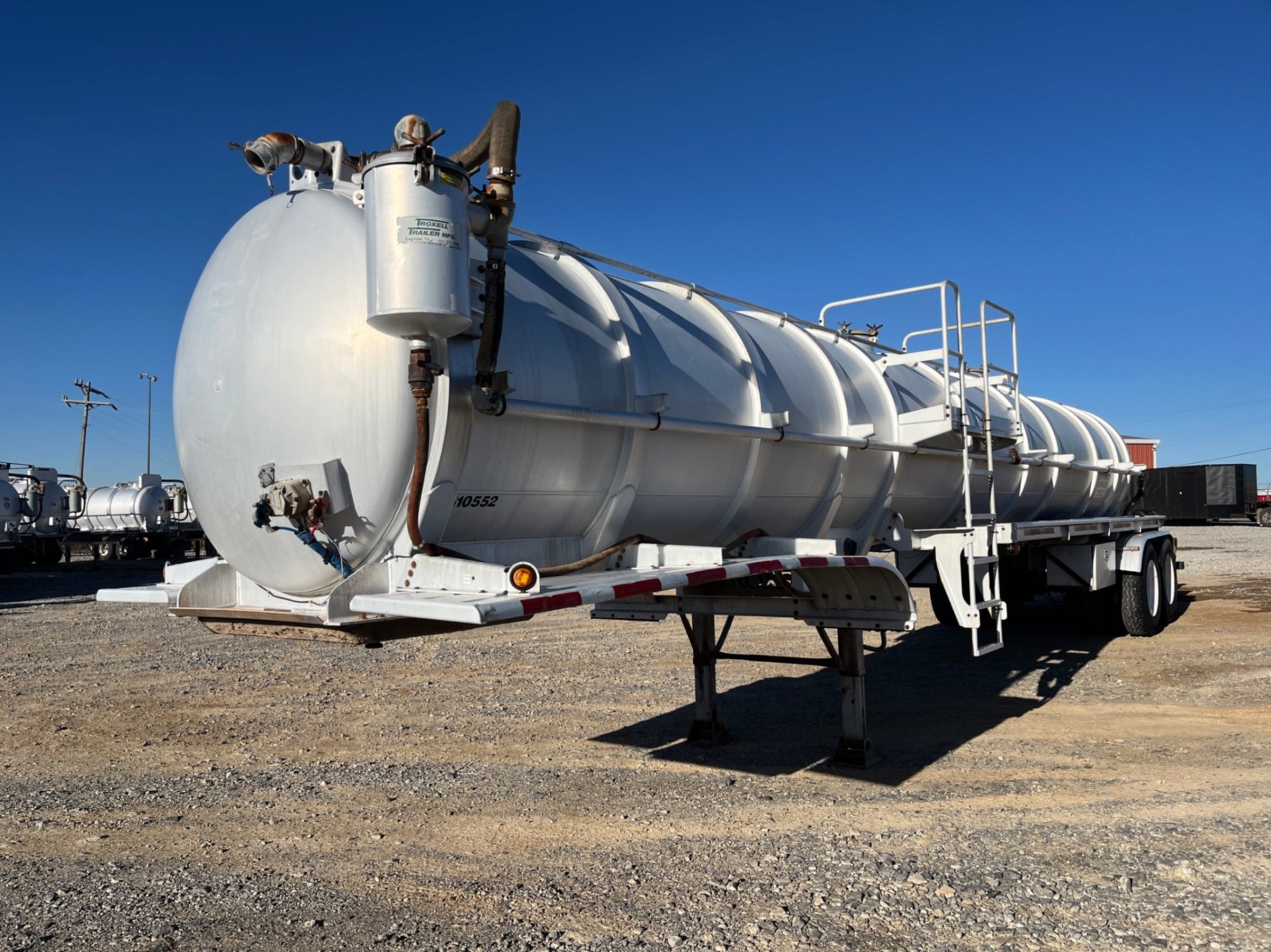 2017 TROXELL 150 BBL ALUMINUM VACUUM TRAILER (A65643)