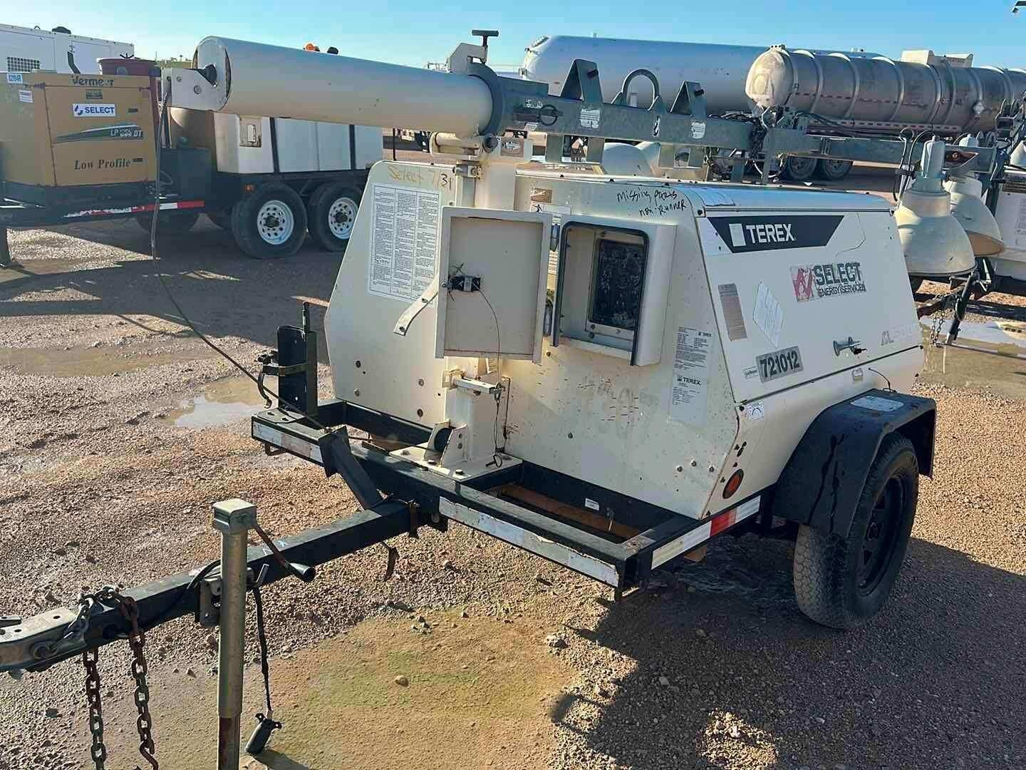 2008 TEREX TRAILER LIGHT TOWER (A58214)