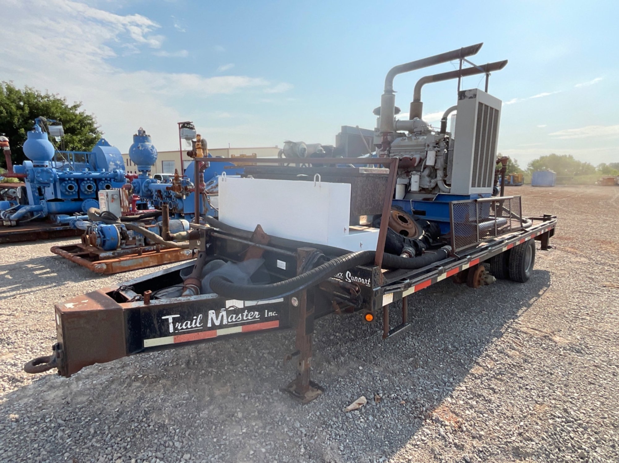 TRAIL MASTER  DETROIT-TRIPLEX PUMP TRAILER (A50854)
