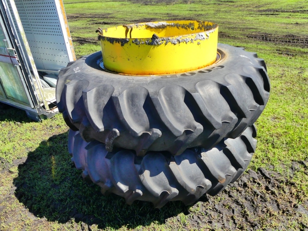 (2) Tractor Tires and Rims (A53316)