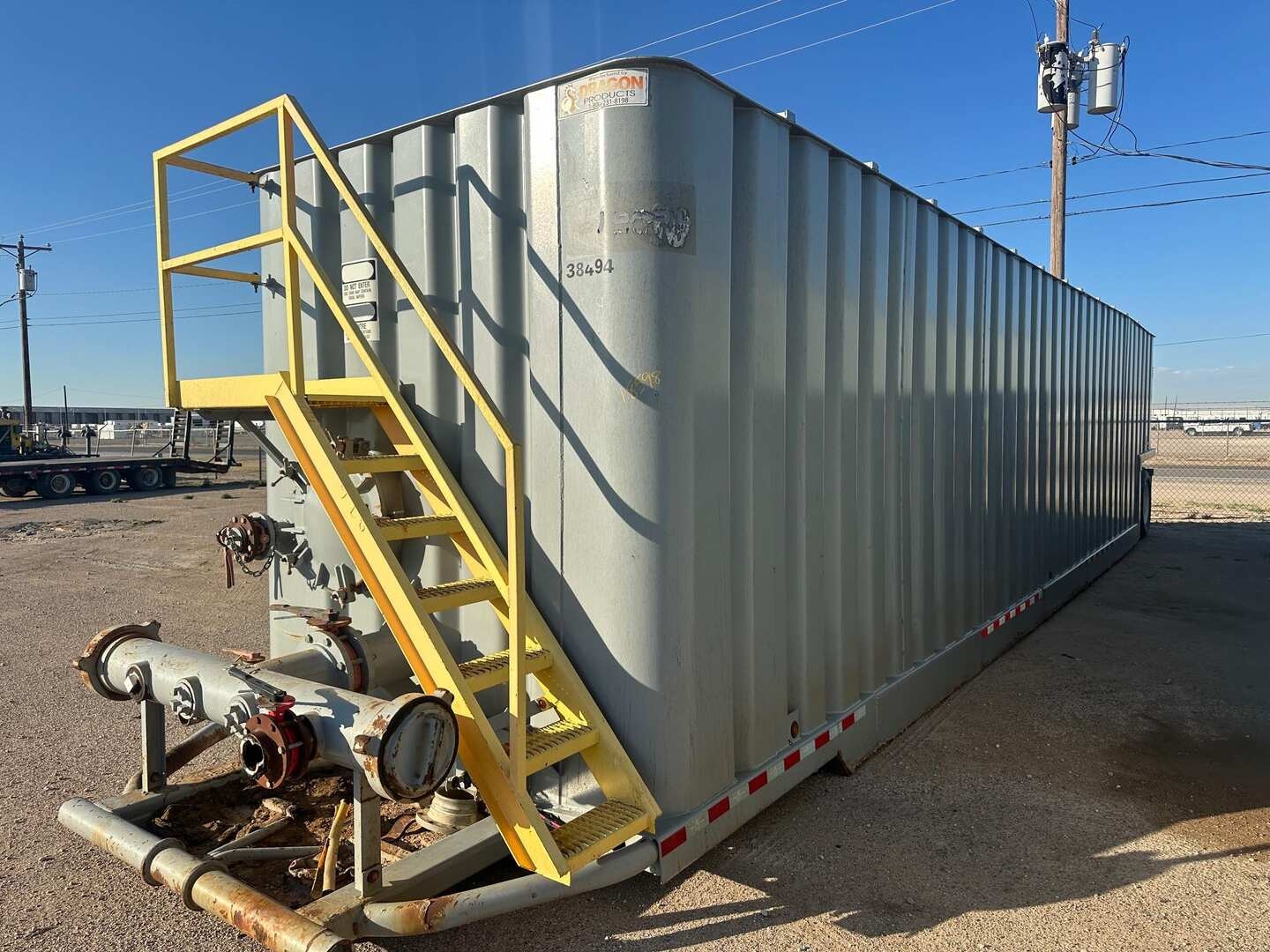 500 BBL WHEELED FRAC TANK (A55745)