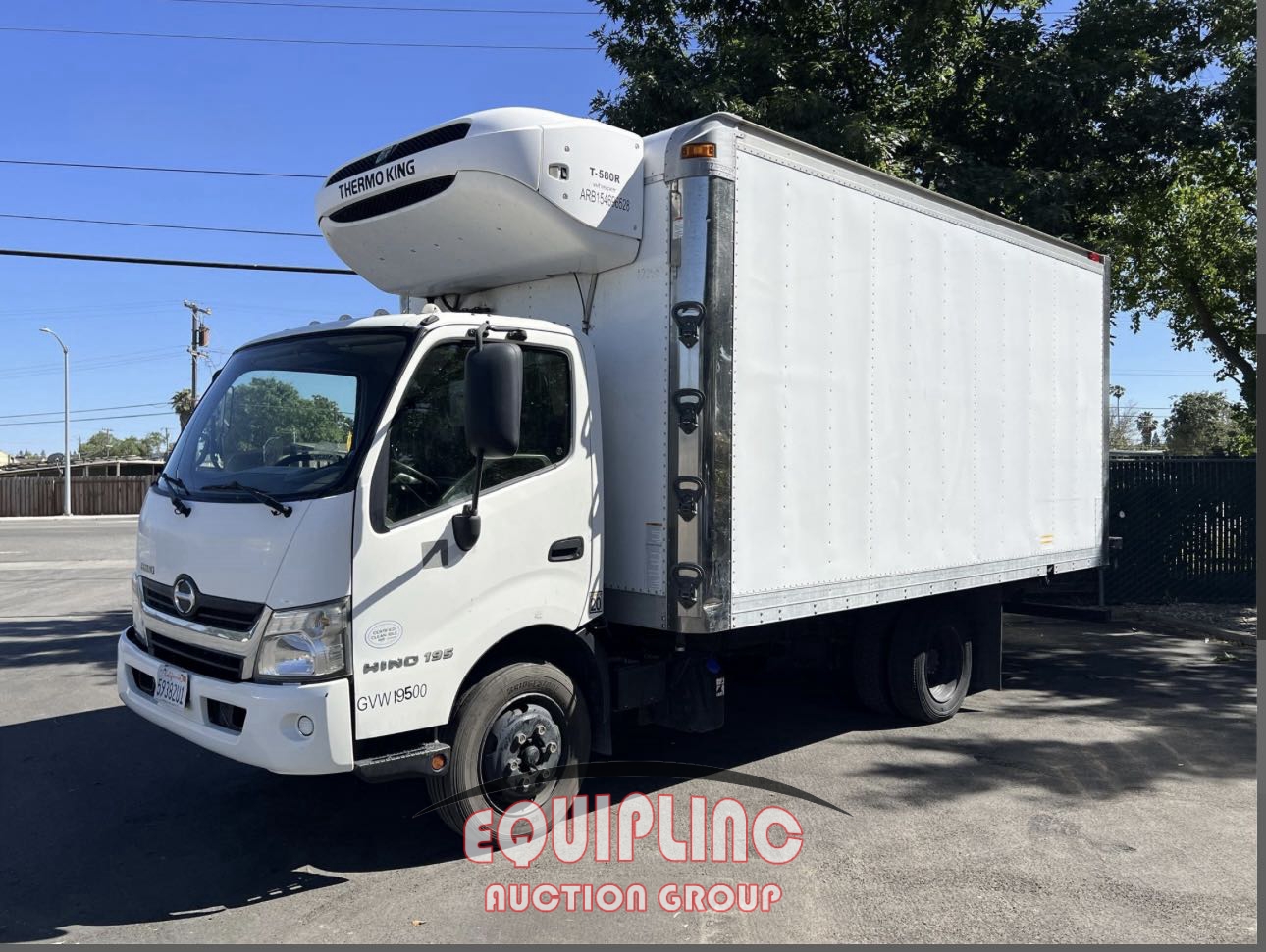 2015 HINO 195 16FT REEFER BOX TRUCK (A50505)