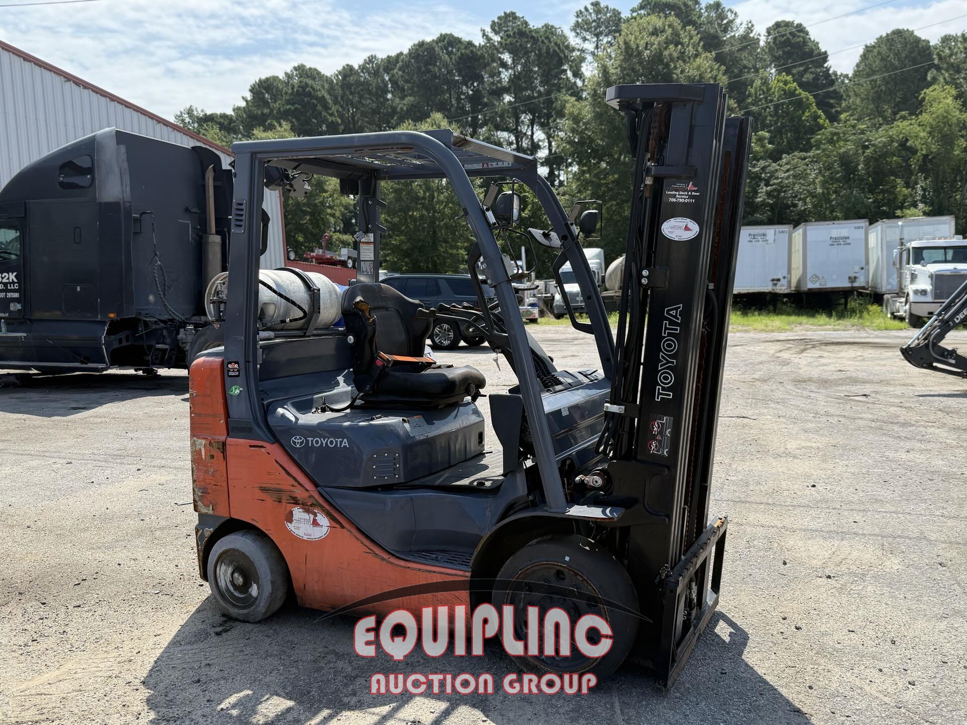 2019 TOYOTA 8FGCU25 PROPANE FORKLIFT (A57880)