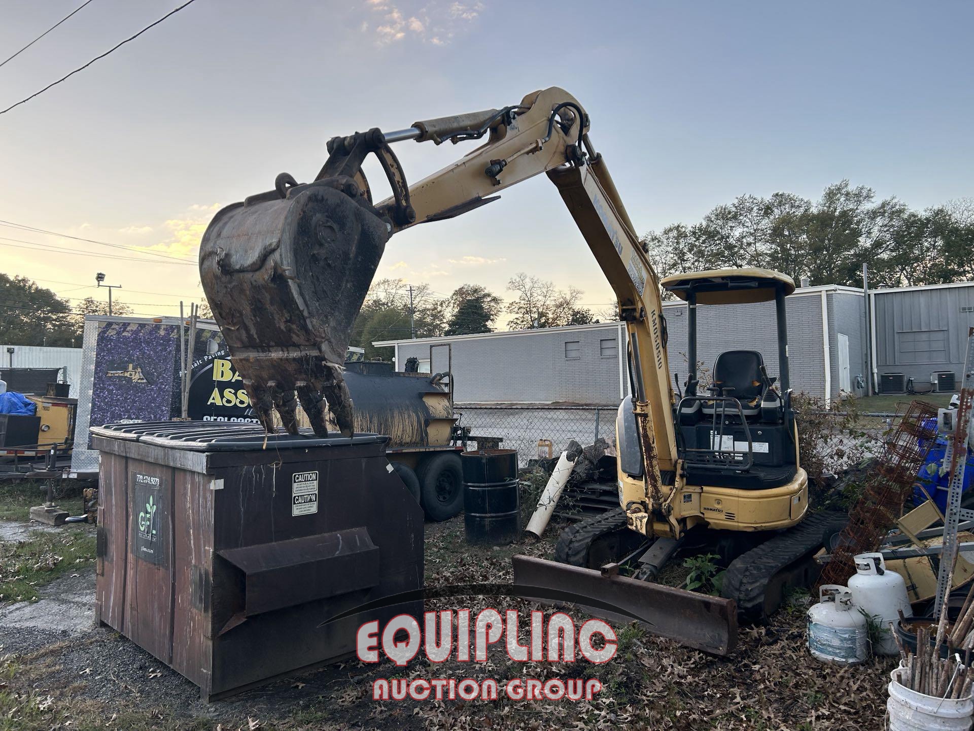 2007 KOMATSU PC35MR-2 TRACKED LOADER EXCAVATOR (A59914)