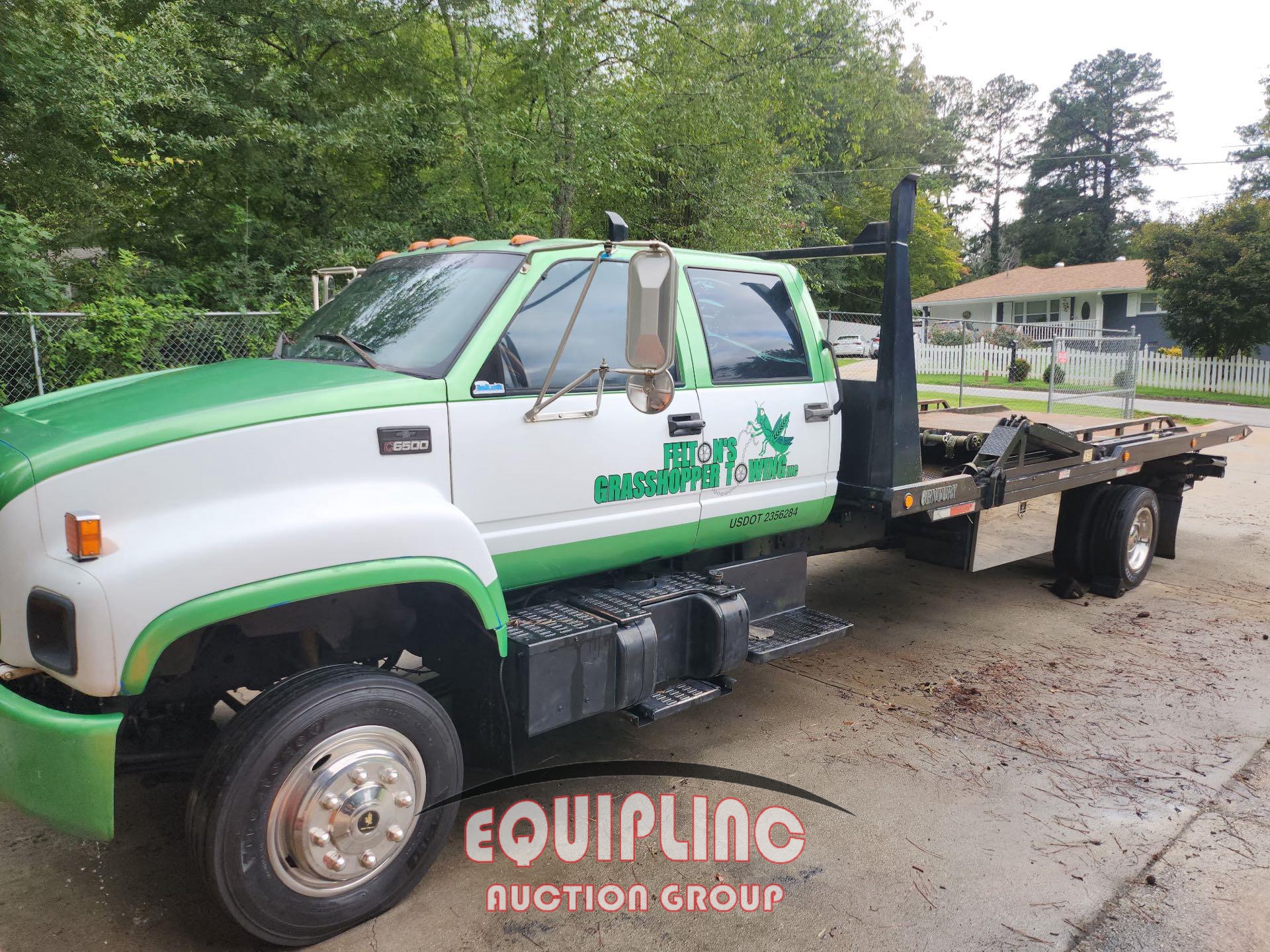 2001 CHEVEROLET C6500 3 CAR ROLL BACK (A56129)