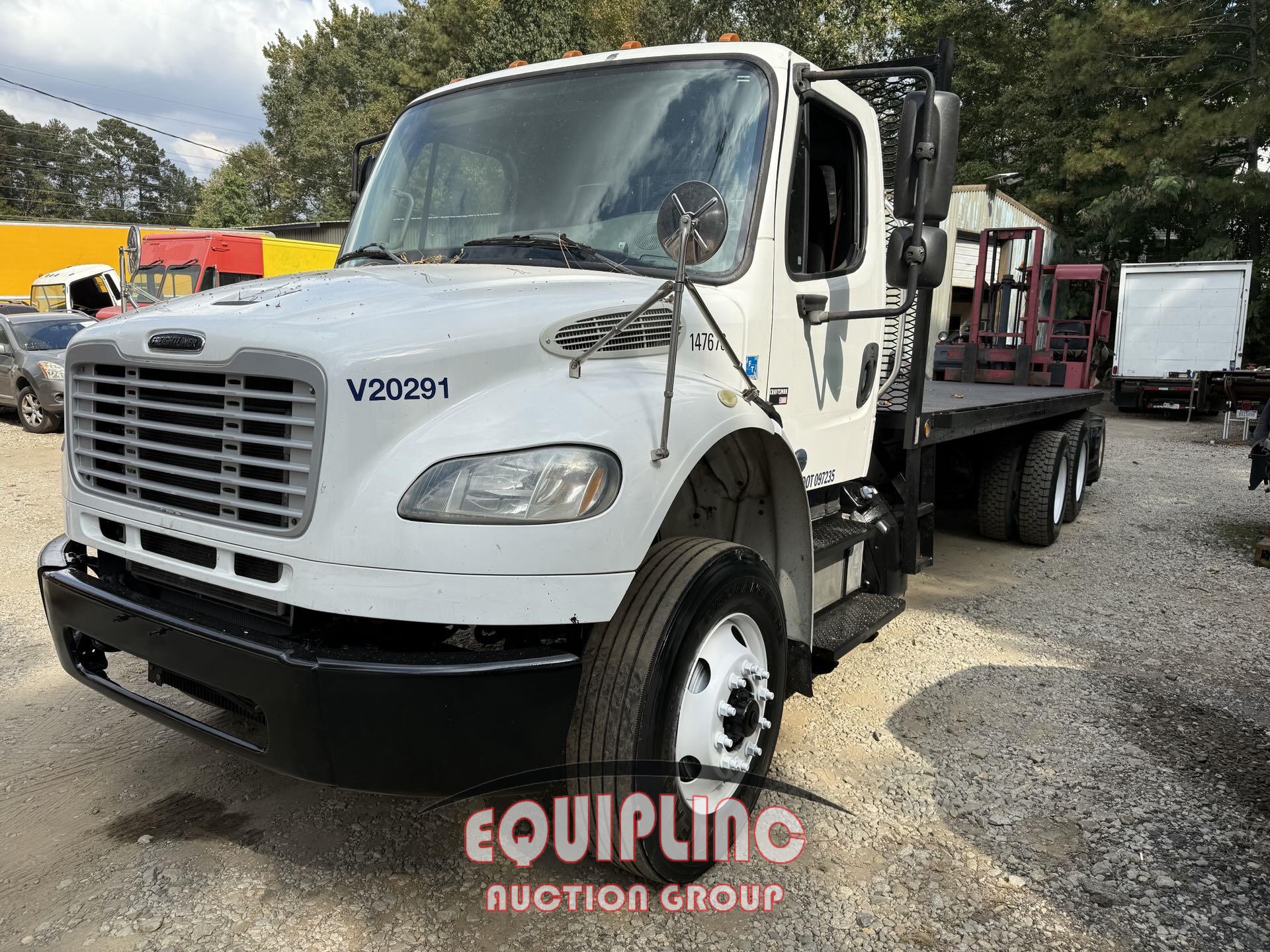 2015 FREIGHTLINER M2 TANDEM AXLE 24FT FLATBED (A57880)
