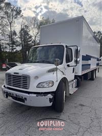 2020 FREIGHTLINER M2 4X2 S/A 26FT CDL REQUIRED CURTAINSIDE BOX TRUCK (A67148)