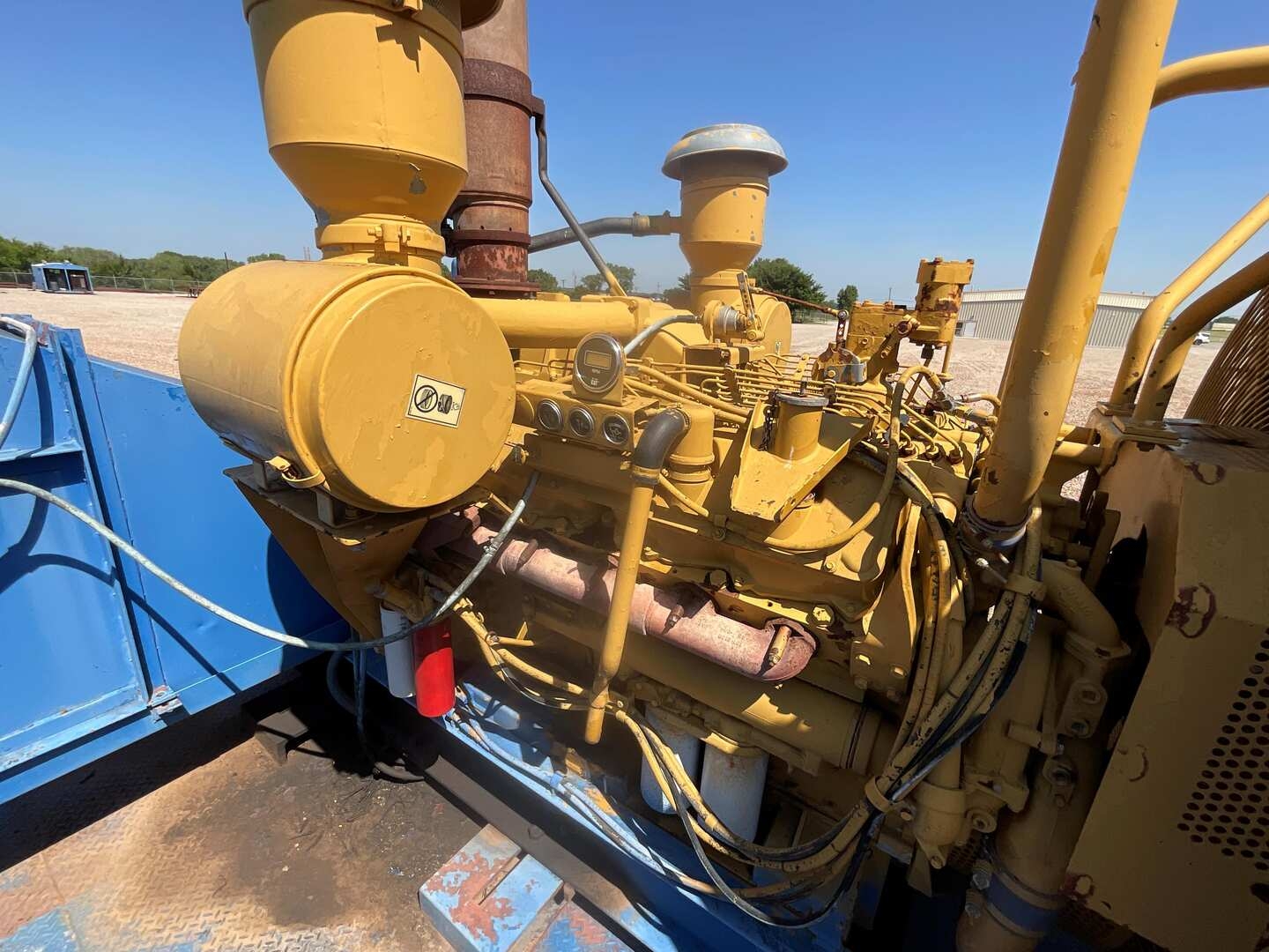 WEATHERFORD MP-10 TRIPLEX MUD PUMP POWERED BY A CATERPILLAR 3412 ENGINE (A50854)
