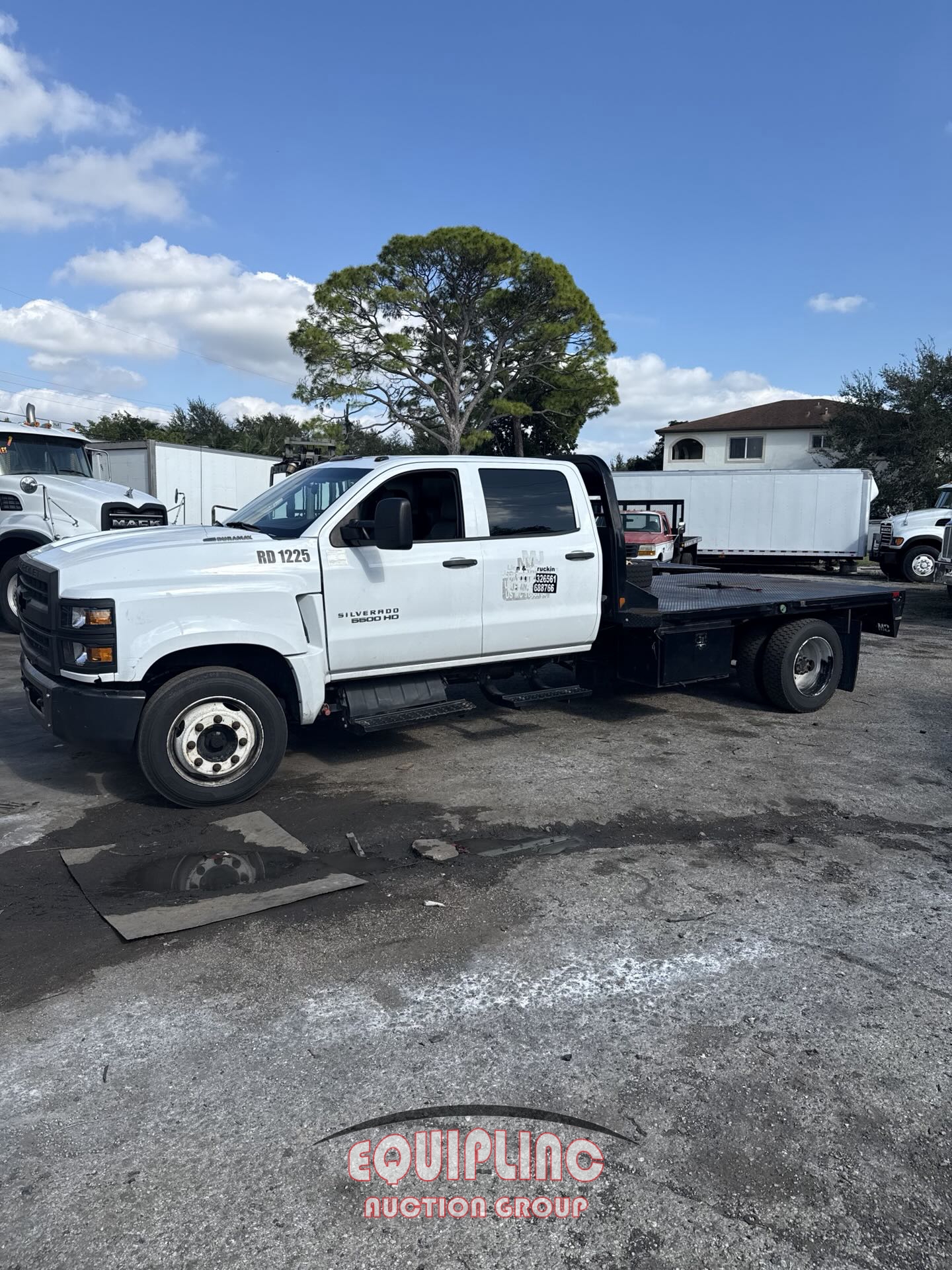 2019 CHEVROLET SILVERADO 11FT FLATBED (A59575)