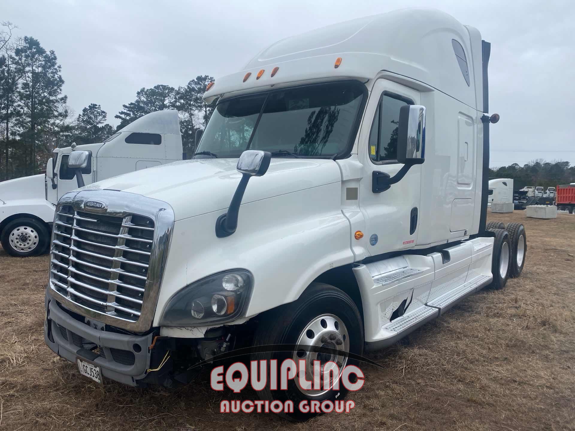 2015 FREIGHTLINER CASCADIA 6X4 T/A SLEEPER TRUCK TRACTOR (A59912)