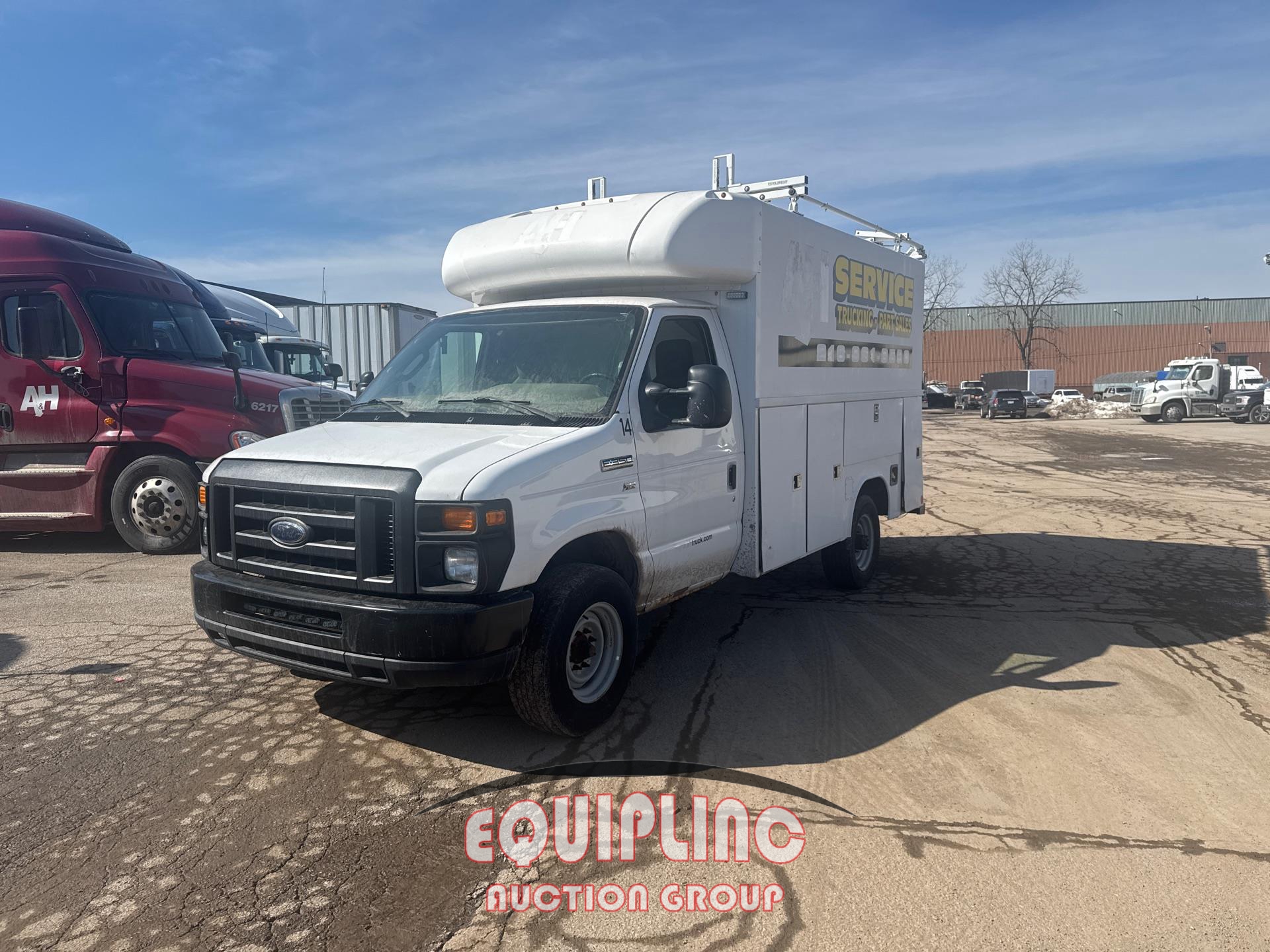 2012 FORD E-350 CUTAWAY SERVICE BODY TRUCK (A59914)