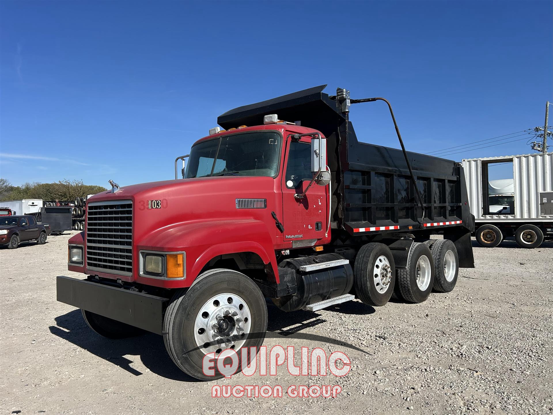 2008 MACH CHU613 TRI AXLE 16FT DUMP TRUCK (A57880)