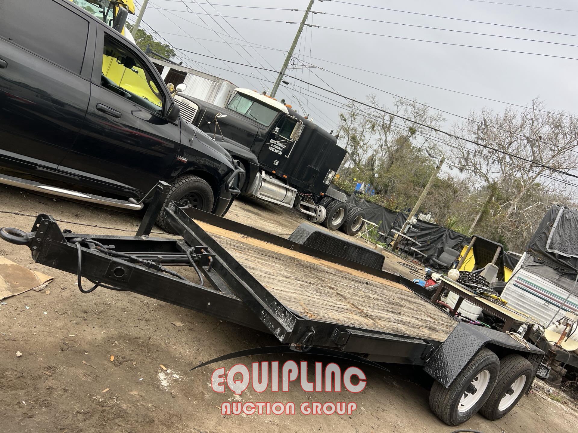 1901 HOMEMAKE 16FT DUAL AXLE TILT TRAILER (A59906)