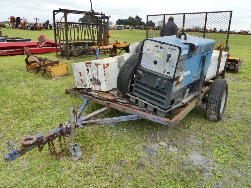 Utility Trailer W/Miller Welder Generator & Tool Boxes (A57149)