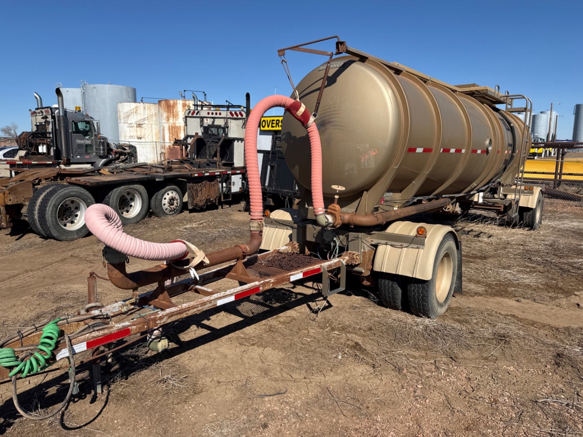 2012 BRENNER TANK PUP TRAILER (A67714)