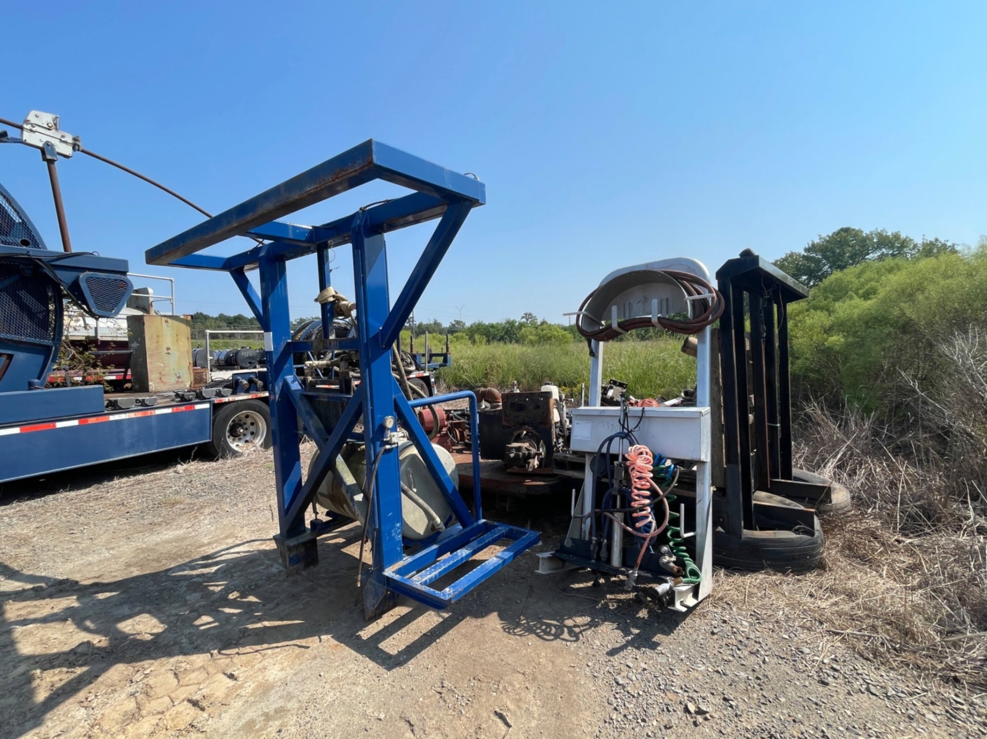 PALLETS OF HEAVY EQUIPMENT (A58216)