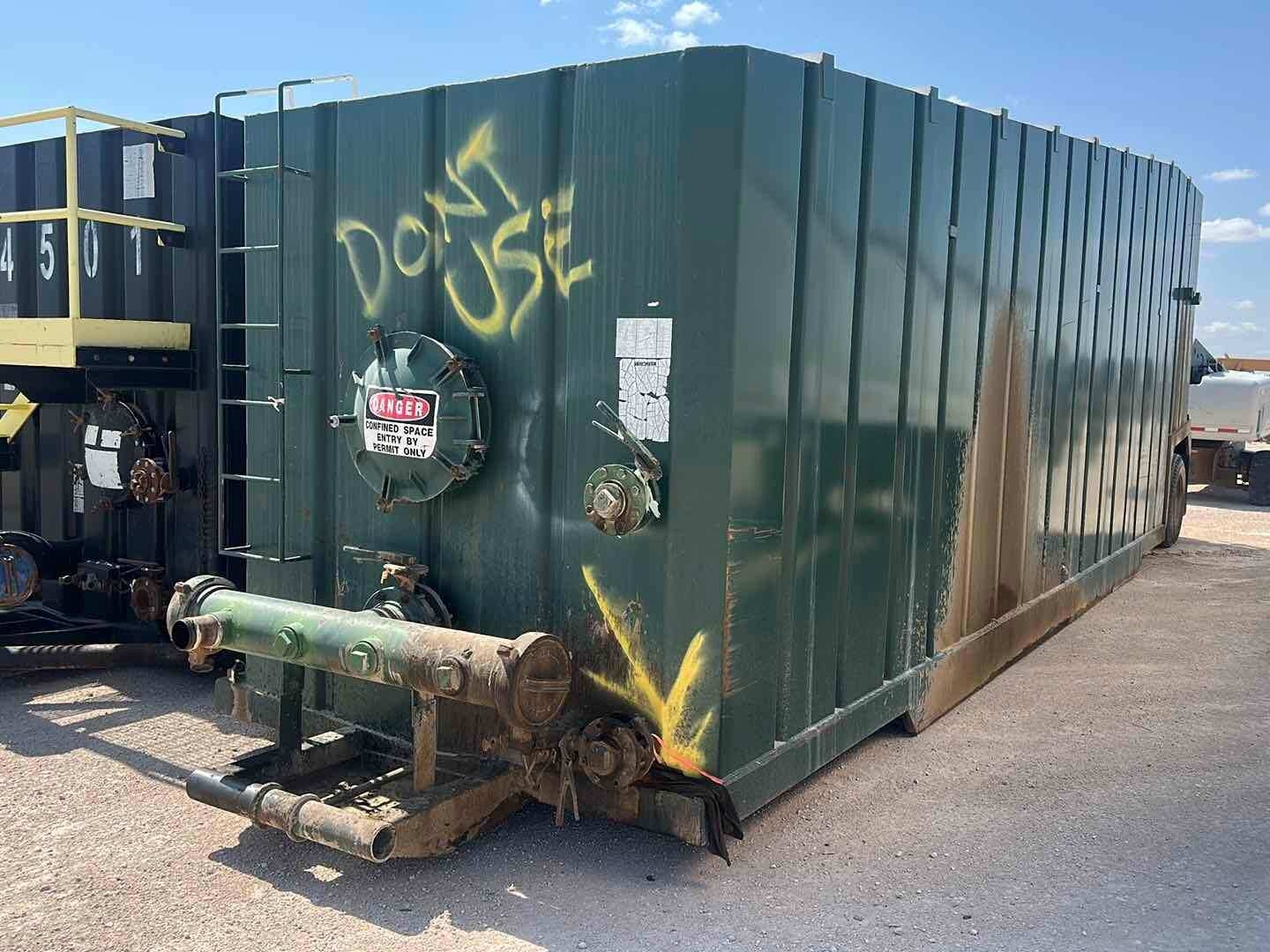 500BBL WHEELED FRAC TANK (A48992)