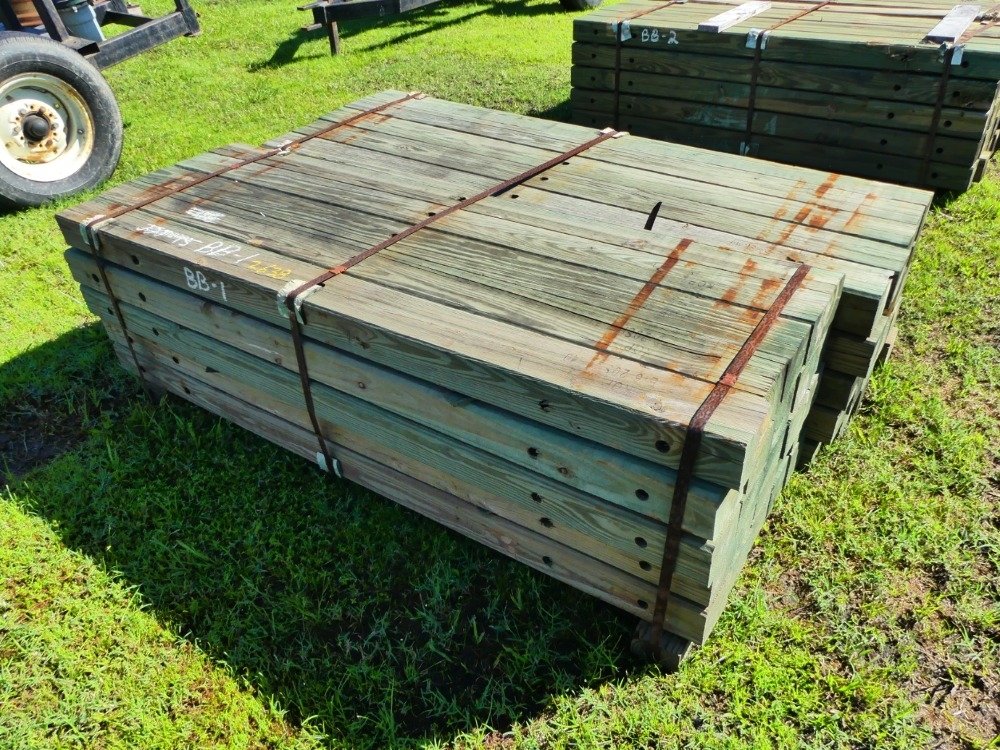 (50) Rectangular Pressure Treated Wood Post (A53316)