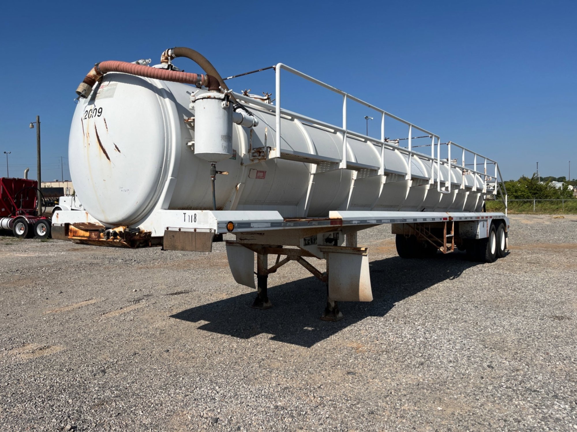 2012 GALLEGOS 130 BBL STEEL VACUUM TRAILER (A58214)