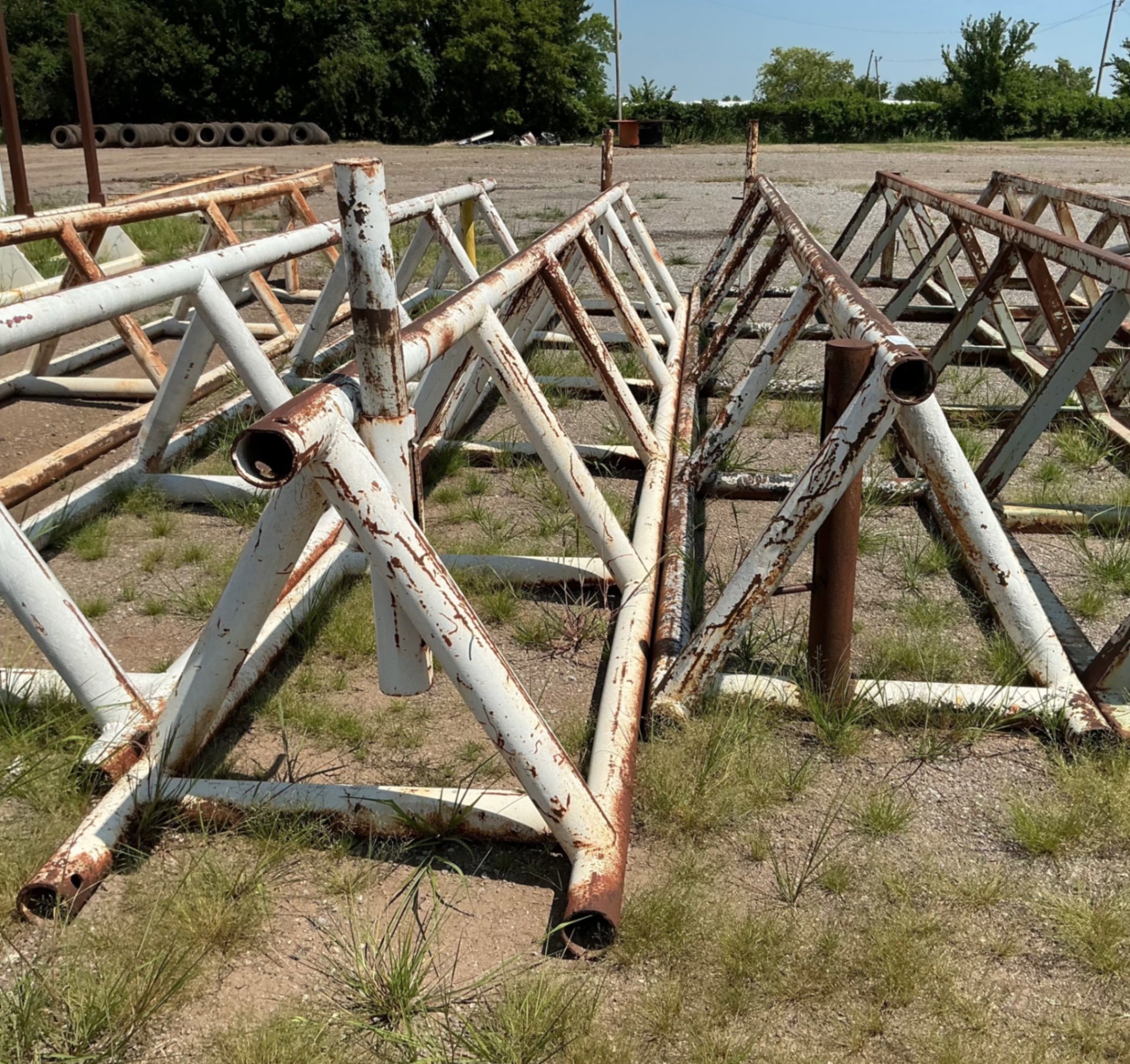 PAIR OF 29 FT PIPE RACKS (A50854)