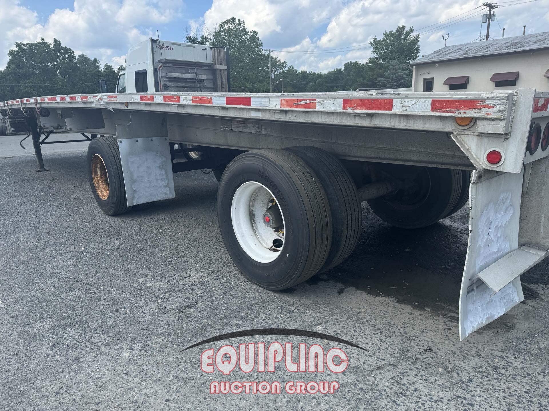 2010 BENSON / WABASH ALUMINIUM FLATBED TRAILER (A50505)