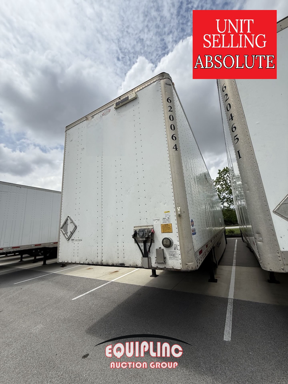 2013 UTILITY 53X102 DRY VAN TRAILER (A45678)