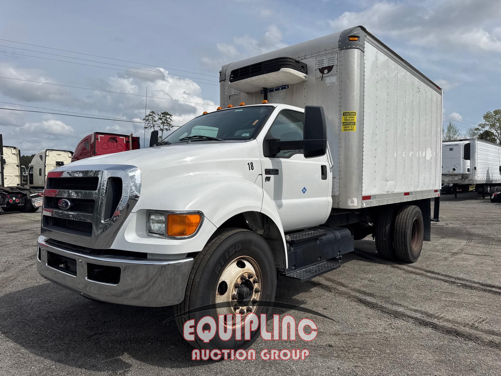 2015 FORD F650 REEFER BOX TRUCK (A45678)