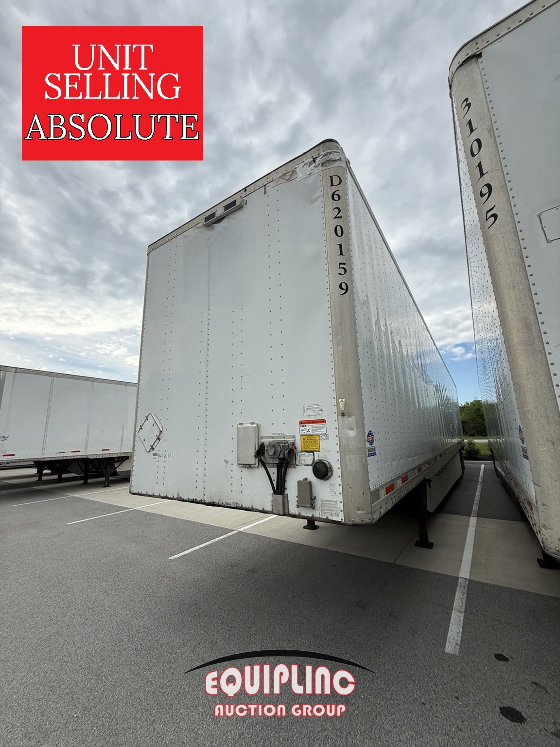 2014 UTILITY 53X102 DRY VAN TRAILER (A51222)